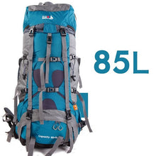 Load image into Gallery viewer, 85L Outdoor Climbing Bag Sport Bag Waterproof Travel Backpack Hiking Backpacks Mountaineering Bag Sports Backpack + Rain Cover